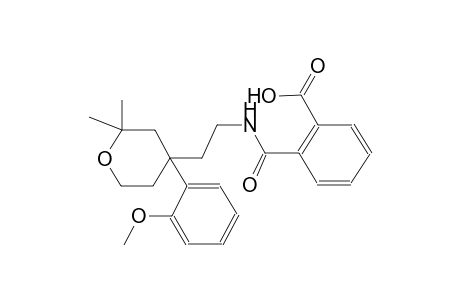 2-[({2-[4-(2-methoxyphenyl)-2,2-dimethyltetrahydro-2H-pyran-4-yl]ethyl}amino)carbonyl]benzoic acid