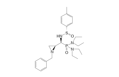 (1R,2S,sS)-Bis(diethylamino) .alpha.-(N-benzyl-2-aziridinyl)-.alpha.(N-tolylsulfonylamido)methanephosphoramide