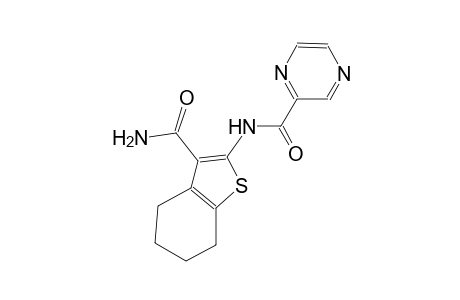 N-[3-(aminocarbonyl)-4,5,6,7-tetrahydro-1-benzothien-2-yl]-2-pyrazinecarboxamide