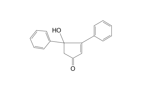 4-hydroxy-3,4-diphenyl-2-cyclopenten-1-one