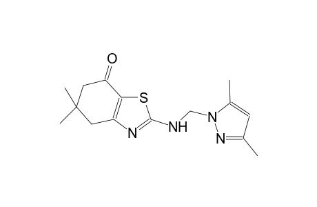 2-[(3,5-Dimethyl-1H-pyrazol-1-ylmethyl)-amino]-5,5-dimethyl-5,6-dihydro-4H-benzothiazol-7-one