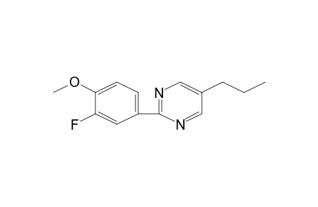 2-Fluoro-4-(5-propyl-2-pyrimidinyl)phenyl methyl ether