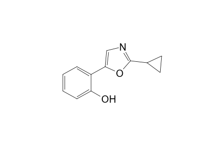 5-(2-Hydroxyphenyl)-2-cyclopropyl-1,3-oxazole