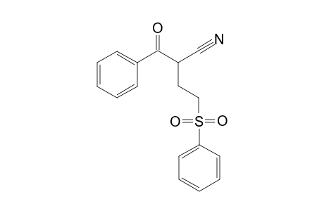 1-Benzoyl-4-(phenylsulfonyl)butanenitrile