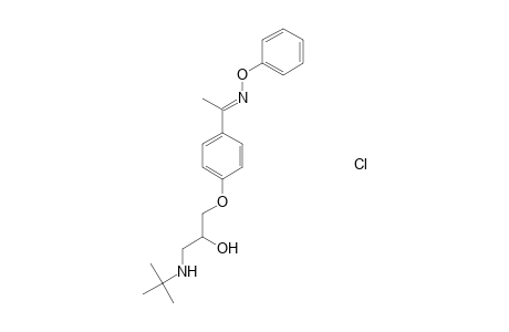 1-(2-Hydroxy-3-tert-butylaminopropoxy)-4-(1-phenoxyiminoethyl)benzene