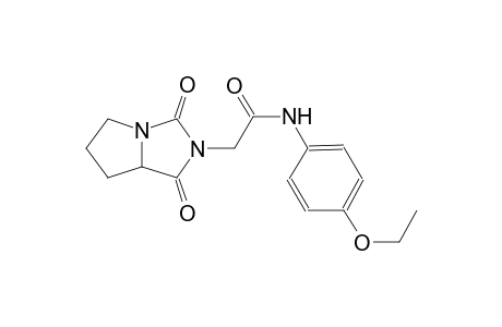 2-(1,3-dioxotetrahydro-1H-pyrrolo[1,2-c]imidazol-2(3H)-yl)-N-(4-ethoxyphenyl)acetamide