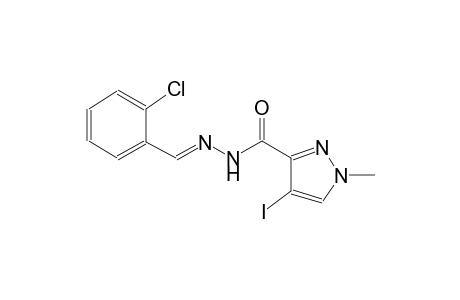 N'-[(E)-(2-chlorophenyl)methylidene]-4-iodo-1-methyl-1H-pyrazole-3-carbohydrazide