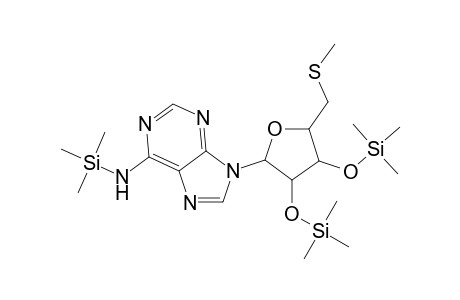 Adenosine, 5'-S-methyl-5'-thio-N-(trimethylsilyl)-2',3'-bis-O-(trimethylsilyl)-