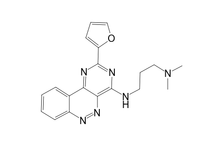 N-[2-(2-Furyl)pyrimido[5,4-c]cinnolin-4-yl]-N',N'-dimethylpropane-1,3-diamine