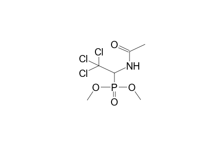 (1-Acetylamino-2,2,2-trichloro-ethyl)-phosphonic acid dimethyl ester