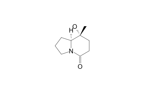 (8R,8aS)-8-hydroxy-8-methyl-1,2,3,6,7,8a-hexahydroindolizin-5-one