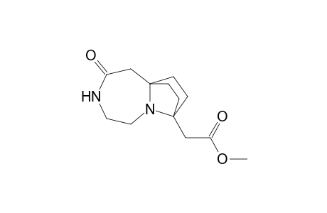 Methyl 2-(6-oxo-2,5-diazatricyclo[6.2.2.0(2,8)]dodec-1-yl)acetate