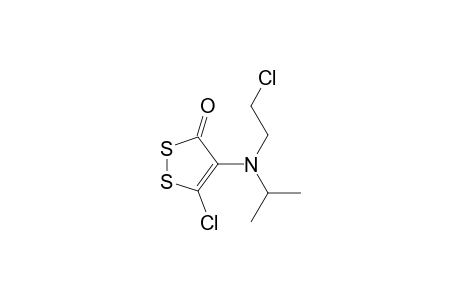 5-Chloranyl-4-[2-chloroethyl(propan-2-yl)amino]-1,2-dithiol-3-one