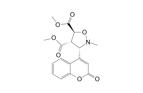 (3S,4S,5S)-2-methyl-3-(2-oxo-1-benzopyran-4-yl)isoxazolidine-4,5-dicarboxylic acid dimethyl ester