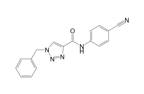 1-Benzyl-N-(4-cyanophenyl)-1H-1,2,3-triazole-4-carboxamide