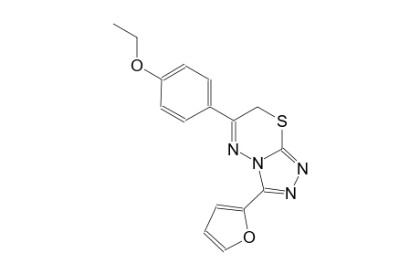 6-(4-ethoxyphenyl)-3-(2-furyl)-7H-[1,2,4]triazolo[3,4-b][1,3,4]thiadiazine