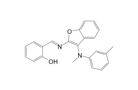 3-(N-methyl-m-toluidino)-2-salicylideneaminobenzofuran