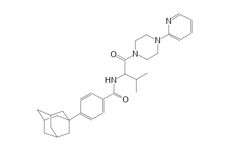 4-(1-adamantyl)-N-(2-methyl-1-{[4-(2-pyridinyl)-1-piperazinyl]carbonyl}propyl)benzamide