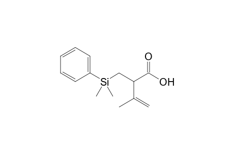 2-[[dimethyl(phenyl)silyl]methyl]-3-methyl-but-3-enoic acid