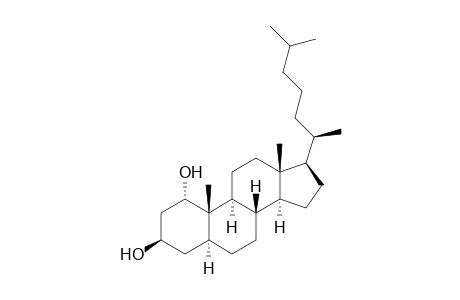 5-alpha-Cholestan-1-alpha,3-beta-diol