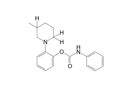 o-(3-methylpiperidino)phenol, carbanilate (ester)