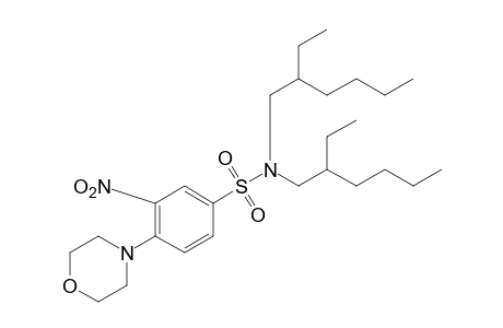 N,N-bis(2-ethylhexyl)-4-morpholino-3-nitrobenzenesulfonamide