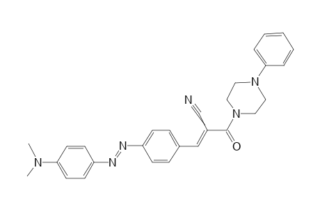 2-Propen-1-one, 2-cyano-3-[4-[[4-(dimethylamino)phenyl]azo]phenyl]-1-(4-phenyl-1-piperazinyl)-