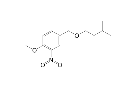 4-Methoxy-3-nitrobenzyl alcohol, 3-methylbutyl ether