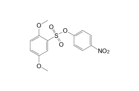 2,5-dimethoxybenzenesulfonic acid, p-nitrophenyl ester