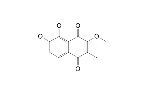 MALVONE-A;2-METHYL-3-METHOXY-5,6-DIHYDROXY-1,4-NAPHTHOQUINONE