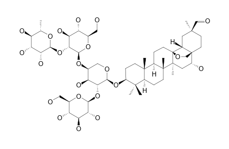 ARDISIACRISPIN-B;#3;CYCLAMIRITIN-A-3-BETA-O-[ALPHA-L-RHAMNOPYRANOSYL-(1->2)-BETA-D-GLUCOPYRANOSYL-(1->4)-[BETA-D-GLUCOPYRANOSYL-(1->2)]-ALPHA-L-ARABINOPYRANOSI