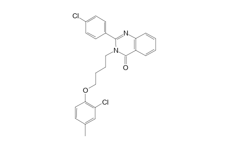 3-[4-(2-chloro-4-methylphenoxy)butyl]-2-(4-chlorophenyl)-4(3H)-quinazolinone