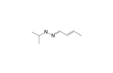 2-Butenal, (1-methylethyl)hydrazone