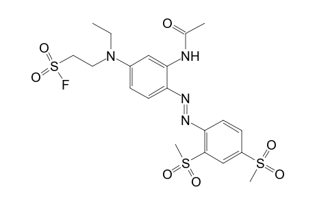 2'-{[2,4-BIS(METHYLSULFONYL)PHENYL]AZO}-5'-{ETHYL[2-(FLUOROSULFONYL)ETHYL]AMINO}ACETANILIDE