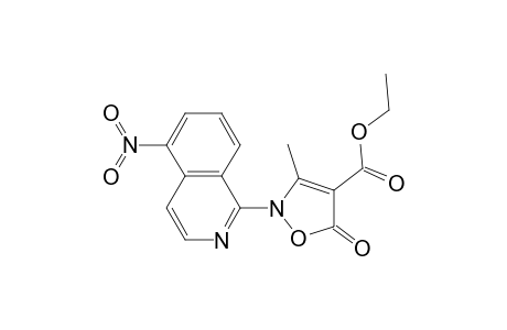 Ethyl 3-methyl-2-(5-nitroisoquinolin-1-yl)-5-oxo-2,5-dihydroisoxazole-4-carboxylate