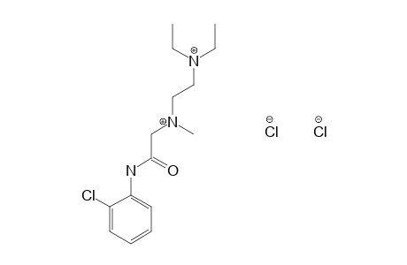 2'-chloro-2-[[2-(diethylamino)ethyl]methylamino]acetanilide, dihydrochloride