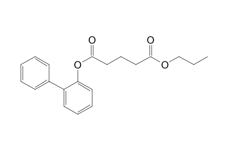 Glutaric acid, 2-biphenyl propyl ester