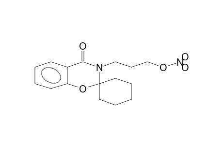 nitric acid 3-(4-ketospiro[1,3-benzoxazine-2,1'-cyclohexane]-3-yl)propyl ester