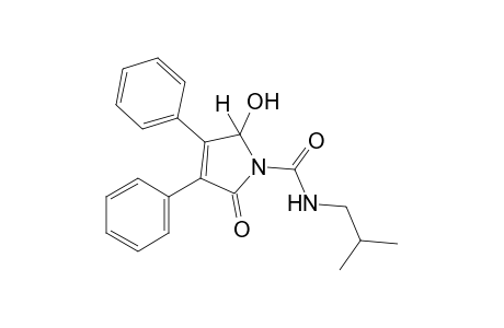 3,4-diphenyl-2-hydroxy-N-isobutyl-5-oxo-3-pyrroline-1-carboxamide