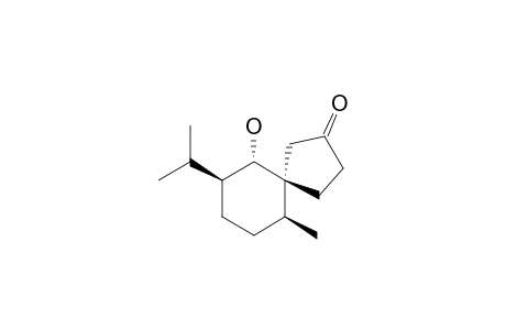 (5R,6S,7S,10S)-6-Hydroxy-7-isopropyl-10-methylspiro[4.5]decan-2-one