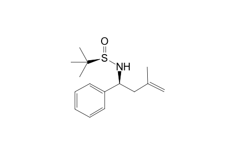 (1S,RS)-N-tert-Butanesulfinyl-3-methyl-1-phenylbut-3-en-1-amine