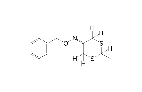 2-methyl-m-dithian-5-one, O-benzyloxime