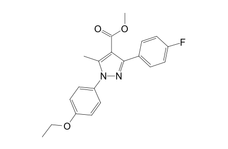 Methyl 1-(4-ethoxyphenyl)-3-(4-fluorophenyl)-5-methyl-1H-pyrazole-4-carboxylate