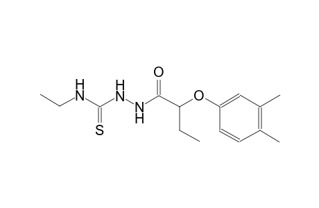 2-[2-(3,4-dimethylphenoxy)butanoyl]-N-ethylhydrazinecarbothioamide