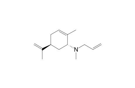 (1R,5S)-N,2-dimethyl-5-(1-methylethenyl)-N-prop-2-enyl-1-cyclohex-2-enamine