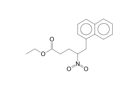 5-Naphthalen-1-yl-4-nitropentanoic acid, ethyl ester