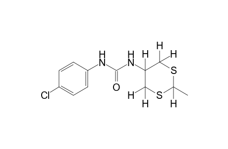 1-(p-chlorophenyl)-3-(2-methyl-m-dithian-5-yl)urea