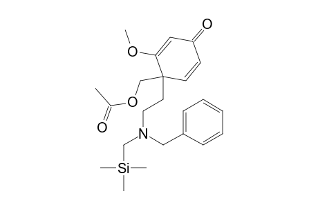 acetic acid [1-[2-(benzyl-(trimethylsilylmethyl)amino)ethyl]-4-keto-2-methoxy-1-cyclohexa-2,5-dienyl]methyl ester