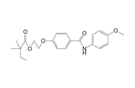 Liquid-crystalline poly(4-methoxyanilido-1,4-phenoxyethylmethacrylate)