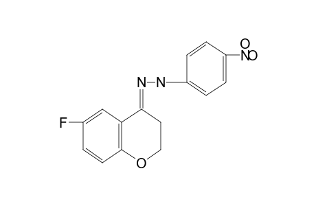 6-fluoro-4-chromanone, (p-nitrophenyl)hydrazone